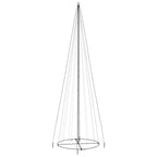 Vidaxl kegelkerstboom 1134 led's blauw 230x800 cm