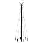Vidaxl kerstboom met grondpin 108 led's warmwit 180 cm