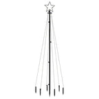 Vidaxl kerstboom met grondpin 108 led's meerkleurig 180 cm