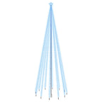Vidaxl kerstboom met grondpin 732 led's blauw 500 cm