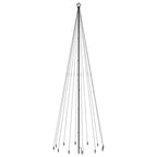 Vidaxl kerstboom met grondpin 732 led's blauw 500 cm