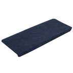 Vidaxl trapmatten zelfklevend 15 st 65x24,5x3,5 cm blauw