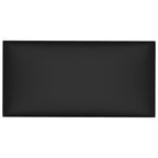Vidaxl wandpanelen 12 st 0,54 m² 30x15 cm kunstleer zwart