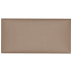 Vidaxl wandpanelen 12 st 0,54 m² 30x15 cm kunstleer cappuccinokleurig