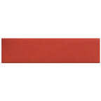 Vidaxl wandpanelen 12 st 1,08 m² 60x15 cm kunstleer rood