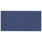 Vidaxl wandpanelen 12 st 2,16 m² 60x30 cm stof blauw