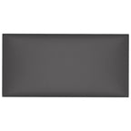 Vidaxl wandpanelen 12 st 2,16 m² 60x30 cm kunstleer grijs