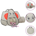 Vidaxl kinderspeeltent met 250 ballen olifant 174x86x101 cm grijs