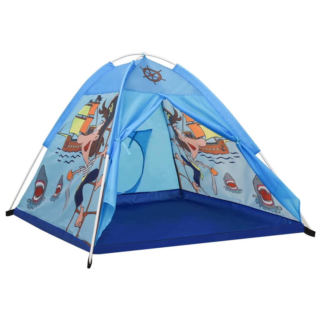 Vidaxl kinderspeeltent met 250 ballen 120x120x90 cm blauw