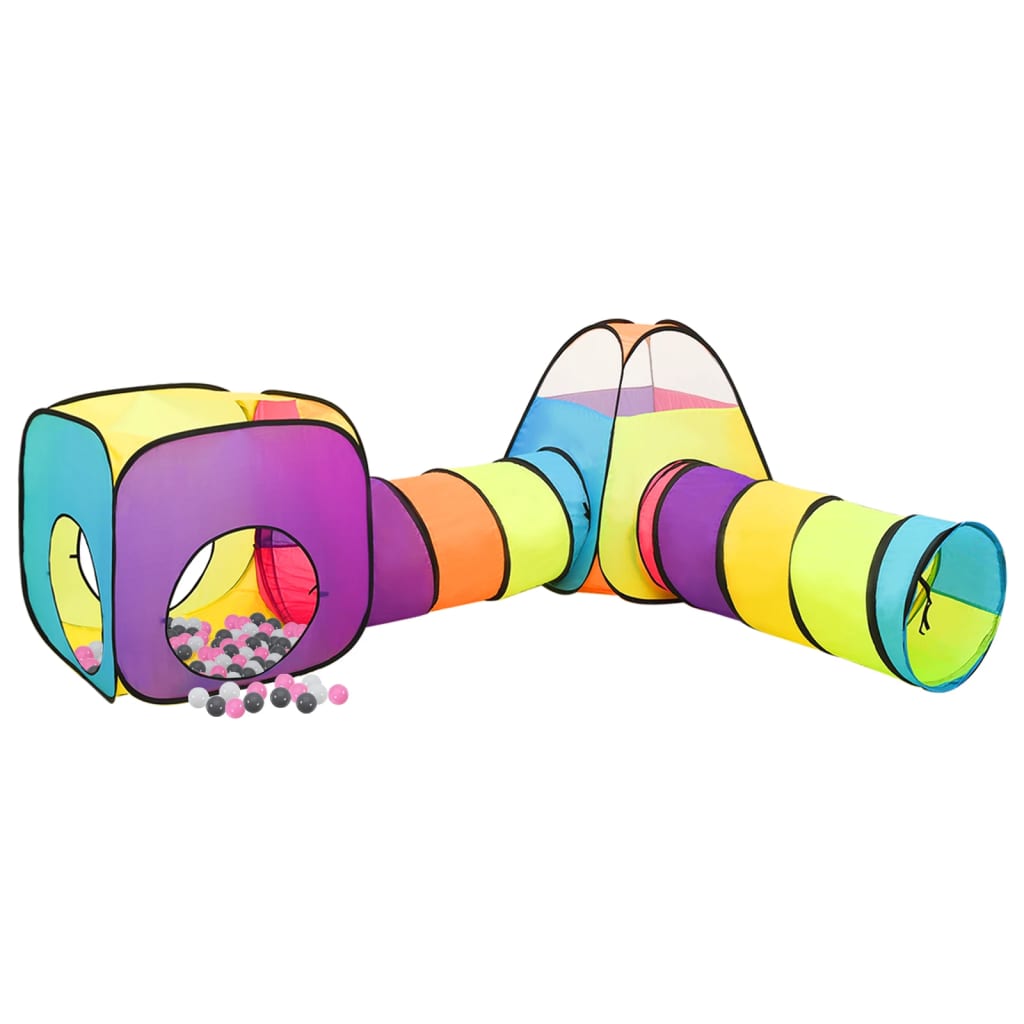 Vidaxl kinderspeeltent met 250 ballen 190x264x90 cm meerkleurig
