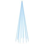 Vidaxl vlaggenmast kerstboom 732 led's blauw 500 cm