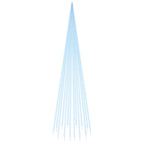 Vidaxl vlaggenmast kerstboom 1134 led's blauw 800 cm