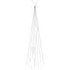 Vidaxl vlaggenmast kerstboom 1134 led's blauw 800 cm