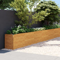 VidaXL Plantenbak verhoogd 960x50x69 cm cortenstaal