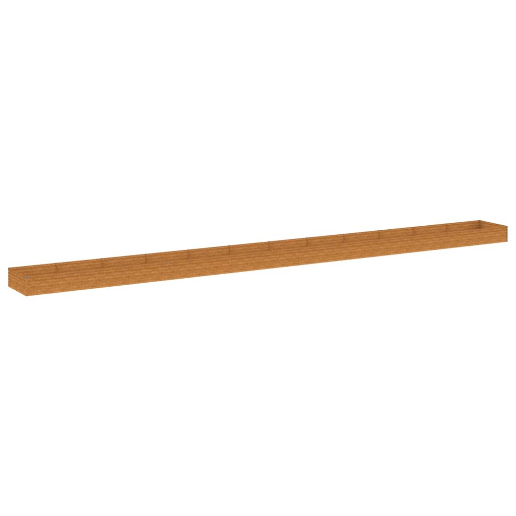 VidaXL Plantenbak verhoogd 1150x100x36 cm cortenstaal