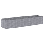 Vidaxl plantenbak verhoogd 386x100x69 cm cortenstaal