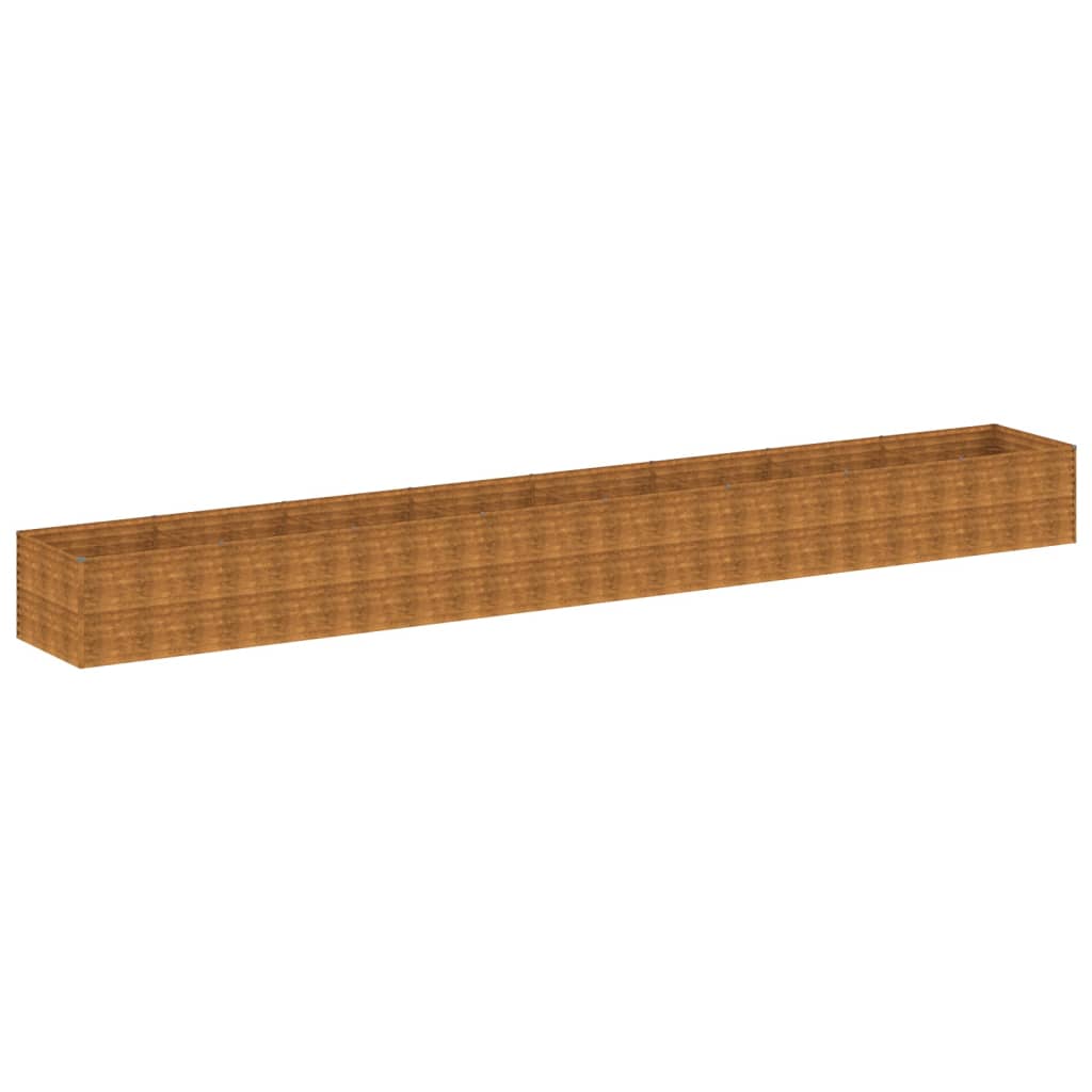 VidaXL Plantenbak verhoogd 770x100x69 cm cortenstaal