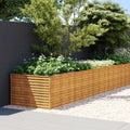 VidaXL Plantenbak verhoogd 770x100x69 cm cortenstaal