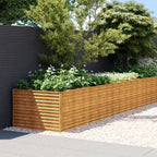 VidaXL Plantenbak verhoogd 770x100x69 cm cortenstaal