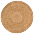 Vidaxl tapijt rond 150 cm gevlochten jute