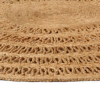 Vidaxl tapijt rond 90 cm gevlochten jute