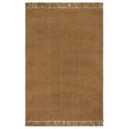 VidaXL Vloerkleed met kwastjes 160x230 cm jute