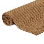 VidaXL Vloerkleed met kwastjes 160x230 cm jute