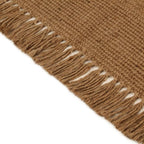 VidaXL Vloerkleed met kwastjes 160x230 cm jute