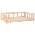 Vidaxl hondenbed 105,5x75,5x28 cm massief grenenhout