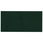 Vidaxl wandpanelen 12 st 2,16 m² 60x30 cm fluweel donkergroen