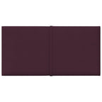 Vidaxl wandpanelen 12 st 0,54 m² 30x15 cm stof paars
