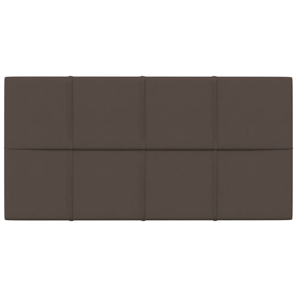 VidaXL Wandpanelen 12 st 2,16 m² 60x30 cm stof taupe