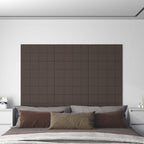 VidaXL Wandpanelen 12 st 2,16 m² 60x30 cm stof taupe