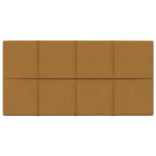 Vidaxl wandpanelen 12 st 2,16 m² 60x30 cm fluweel bruin