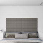 Vidaxl wandpanelen 12 st 1,62 m² 90x15 cm fluweel lichtgrijs
