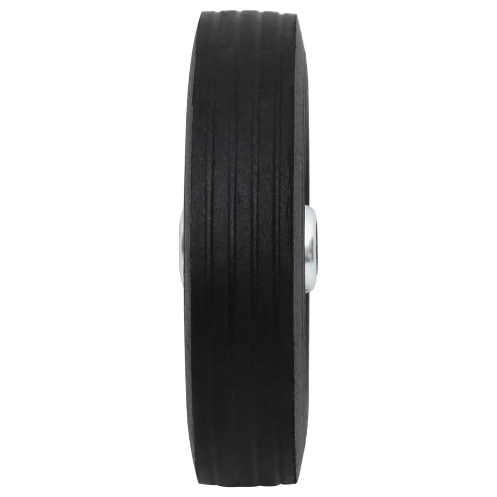 Vidaxl wiel voor stuurwiel ø20x5 cm massief rubber en staal
