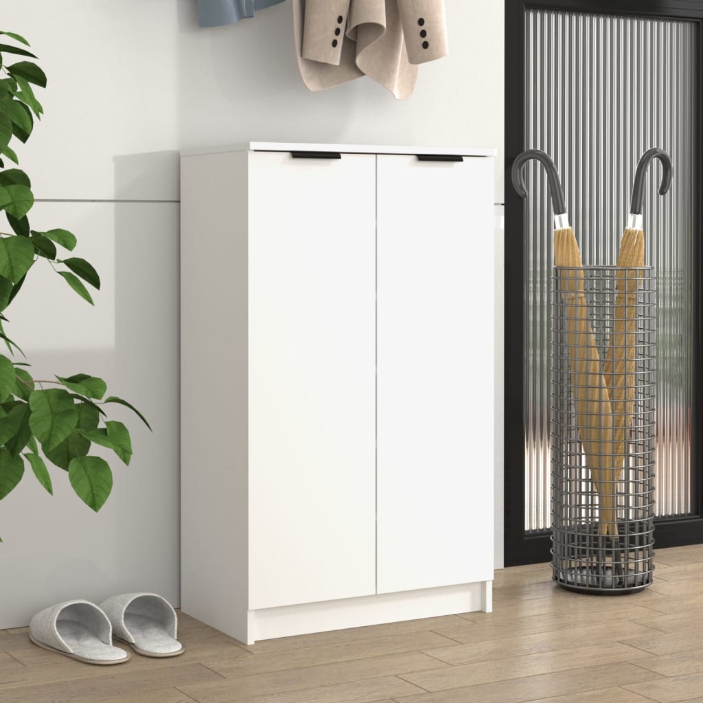 Vidaxl schoenenkast 59x35x100,5 cm bewerkt hout wit
