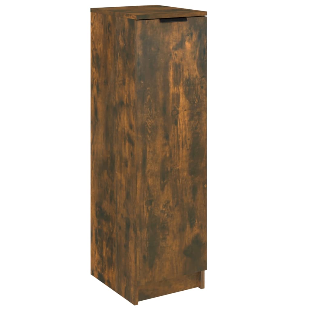 Vidaxl schoenenkast 30x35x100 cm bewerkt hout gerookt eikenkleurig