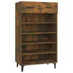 VidaXL Schoenenkast 60x35x105 cm bewerkt hout gerookt eikenkleurig