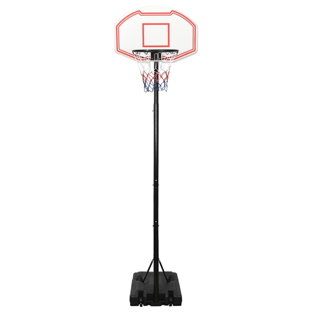 Vidaxl basketbalstandaard 282-352 cm polyethyleen wit