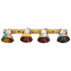 Vidaxl wandlamp industrieel e27 90x25 cm meerkleurig