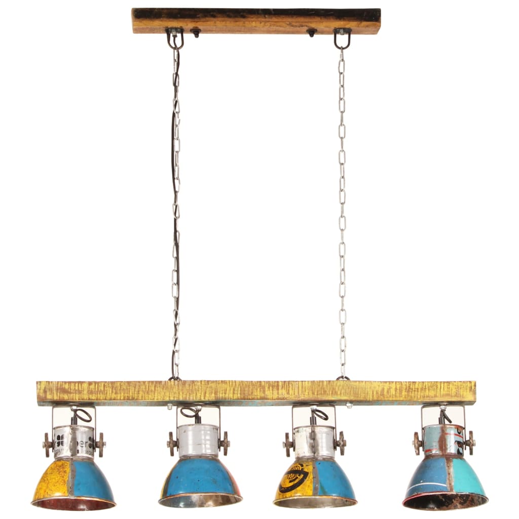 VidaXL Plafondlamp industrieel 25 W E27 111 cm meerkleurig