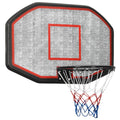 Vidaxl basketbalbord 109x71x3 cm polyetheen zwart