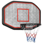 Vidaxl basketbalbord 109x71x3 cm polyetheen zwart