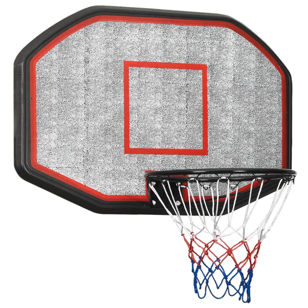 Vidaxl basketbalbord 109x71x3 cm polyetheen zwart