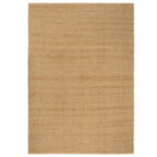 VidaXL Vloerkleed rechthoekig 160x230 cm jute naturel