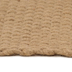 Vidaxl vloerkleed rechthoekig 80x160 cm jute naturel
