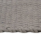 Vidaxl vloerkleed rechthoekig 160x230 cm katoen grijs
