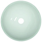 Vidaxl wasbak 30x12 cm gehard glas wit