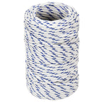 Vidaxl boottouw 2 mm 25 m polypropeen wit